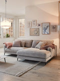 Uptown 2.0 – Ecksofa 1,5-Sitzer mit Armlehne links – Longchair long groß mit Armlehne rechts
