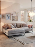 Uptown 2.0 – Ecksofa Longchair long groß mit Armlehne links – 1,5-Sitzer mit Armlehne rechts