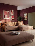 Uptown 2.0 – Ecksofa Longchair long groß mit Armlehne links – 1,5-Sitzer mit Armlehne rechts
