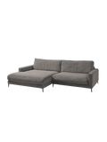 Uptown 2.0 – Ecksofa Longchair long groß mit Armlehne links – 1,5-Sitzer mit Armlehne rechts