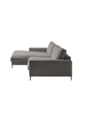 Uptown 2.0 – Ecksofa Longchair long groß mit Armlehne links – 1,5-Sitzer mit Armlehne rechts