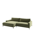 Uptown 2.0 – Ecksofa Longchair long groß mit Armlehne links – 1,5-Sitzer mit Armlehne rechts