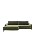 Uptown 2.0 – Ecksofa Longchair long groß mit Armlehne links – 1,5-Sitzer mit Armlehne rechts