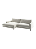 Uptown 2.0 – Ecksofa Longchair long groß mit Armlehne links – 1,5-Sitzer mit Armlehne rechts