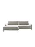 Uptown 2.0 – Ecksofa Longchair long groß mit Armlehne links – 1,5-Sitzer mit Armlehne rechts