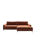 Uptown 2.0 – Ecksofa 1,5-Sitzer mit Armlehne links – Longchair long groß mit Armlehne rechts