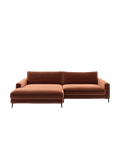 Uptown 2.0 – Ecksofa Longchair long groß mit Armlehne links – 1,5-Sitzer mit Armlehne rechts