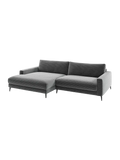 Uptown 2.0 – Ecksofa Longchair long groß mit Armlehne links – 1,5-Sitzer mit Armlehne rechts