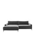Uptown 2.0 – Ecksofa Longchair long groß mit Armlehne links – 1,5-Sitzer mit Armlehne rechts