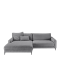 Uptown 2.0 – Ecksofa Longchair long groß mit Armlehne links – 1,5-Sitzer mit Armlehne rechts