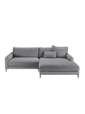 Uptown 2.0 – Ecksofa 1,5-Sitzer mit Armlehne links – Longchair long groß mit Armlehne rechts