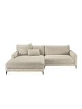 Uptown 2.0 – Ecksofa Longchair long groß mit Armlehne links – 1,5-Sitzer mit Armlehne rechts