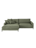 Uptown 2.0 – Ecksofa Longchair long groß mit Armlehne links – 1,5-Sitzer mit Armlehne rechts