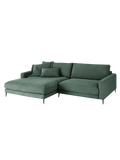 Uptown 2.0 – Ecksofa Longchair long groß mit Armlehne links – 1,5-Sitzer mit Armlehne rechts