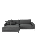 Uptown 2.0 – Ecksofa Longchair long groß mit Armlehne links – 1,5-Sitzer mit Armlehne rechts