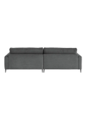 Uptown 2.0 – Ecksofa 1,5-Sitzer mit Armlehne links – Longchair long groß mit Armlehne rechts