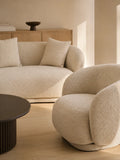Hawkes Set – 2,5-Sitzer Sofa + Loungesessel, sand Sofa-Set Living Nordic