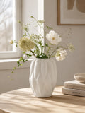 Vase Keramik, beige Vase Living Nordic