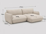 Sofa | Fluffy Sofa | "Element 105 Armteil links + REC Armteil rechts" - von designwerk online kaufen bei LIVINGforme.