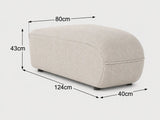 Sofa | Fluffy Sofa | "Trapezelement" - von designwerk online kaufen bei LIVINGforme.