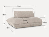 Sofa | Fluffy Sofa | "2HT links (RVM)" - von designwerk online kaufen bei LIVINGforme.