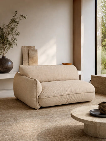 Sofa | Fluffy Sofa | "Element 130 Armteil rechts (RVM)" - von designwerk online kaufen bei LIVINGforme.