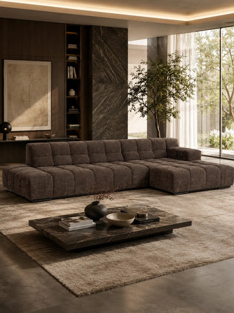 Sofa | Temple Sofa | "2HT links + Element 70 ohne Armteil + REC rechts" - von designwerk online kaufen bei LIVINGforme.