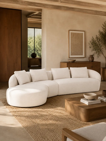 Ecksofa | FLEXLUX Torino 2,5-Sitzer mit Récamiere XL links - von Flexlux online kaufen bei LIVINGforme.