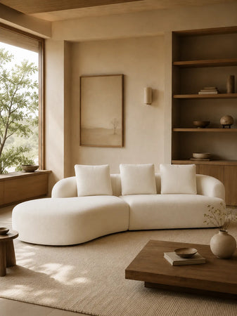 Ecksofa | FLEXLUX Torino 2,5-Sitzer mit Récamiere breit links - von Flexlux online kaufen bei LIVINGforme.