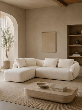 Ecksofa | FLEXLUX Torino 3-Sitzer mit Open End links - von Flexlux online kaufen bei LIVINGforme.