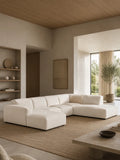 Sofa | FLEXLUX Lucera 2-Sitzer mit Open End und Récamiere links - von Flexlux online kaufen bei LIVINGforme.