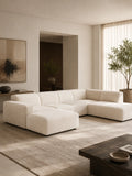 Sofa | FLEXLUX Lucera 2-Sitzer mit Open End und Récamiere links - von Flexlux online kaufen bei LIVINGforme.