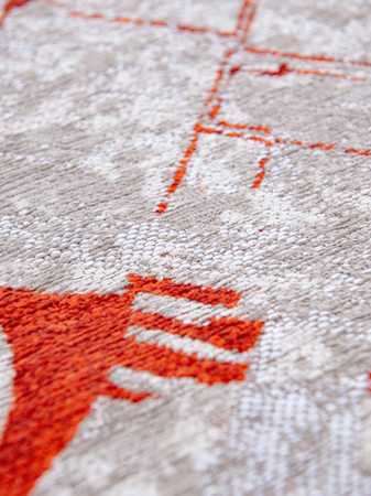 Runder Teppich | Cities Amsterdam – Orange Cut Runder Teppich | Art.-Nr. 9323 - von Louis de Poortere online kaufen bei LIVINGforme.