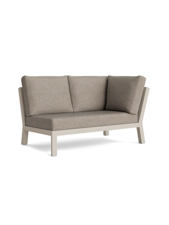 Timber Lounge Bench links, high armrest