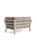 Timber Lounge Bank links, hohe Armlehne