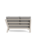 Timber Lounge Bank links, hohe Armlehne