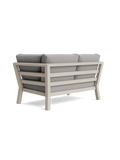 Timber Lounge Bank links, hohe Armlehne