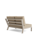 Timber Lounge Bank links, hohe Armlehne