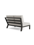 Timber Lounge Bank links, hohe Armlehne