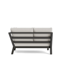 Timber Lounge Bank links, hohe Armlehne