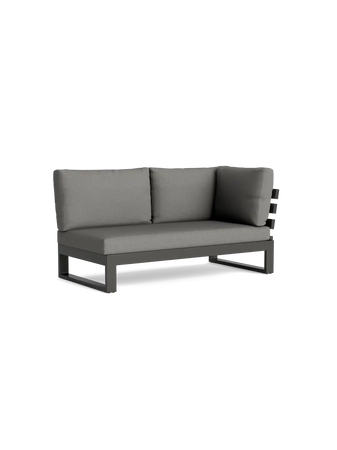 Ibiza Lounge Open Bank links, hohe Armlehne