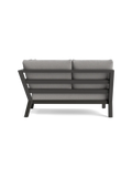 Timber Lounge Bank links, hohe Armlehne