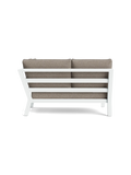 Timber Lounge Bank links, hohe Armlehne
