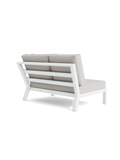 Timber Lounge Bank links, hohe Armlehne
