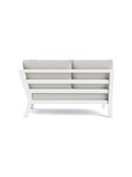 Timber Lounge Bank links, hohe Armlehne