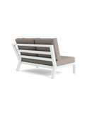 Timber Lounge Bank links, hohe Armlehne