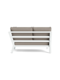 Timber Lounge Bank links, hohe Armlehne