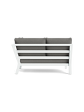 Timber Lounge Bank links, hohe Armlehne