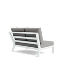 Timber Lounge Bank links, hohe Armlehne
