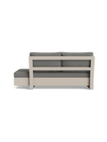Edge Lounge Open Bank links mit Kissen